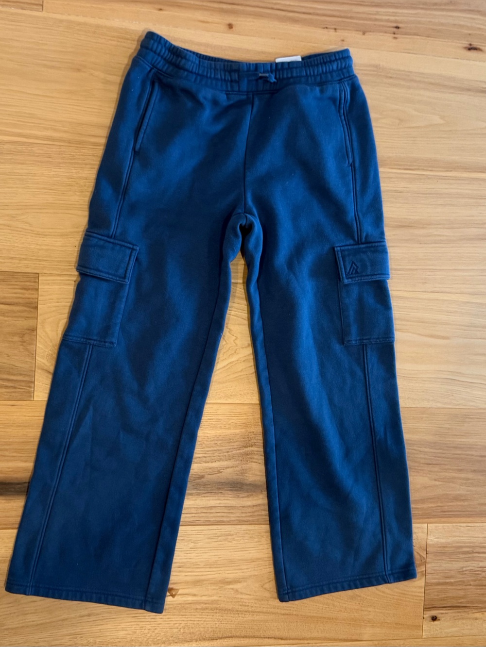Girls Youth Navy / Dark Blue Cargo Joggers / Sweatpants
